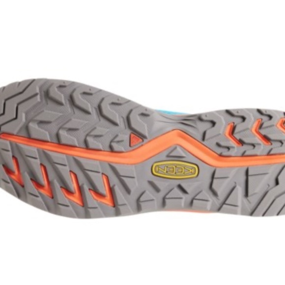 Keen (NWT) Men's Athletic Running Trail Shoes - Blue and Orange, Size 10 - Picture 6 of 10